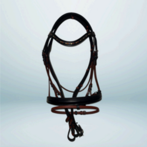 Walf Exports Leather Bridle with Leather Reins
