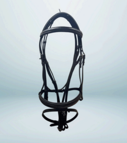 Walf Exports Leather Bridle with Leather Reins