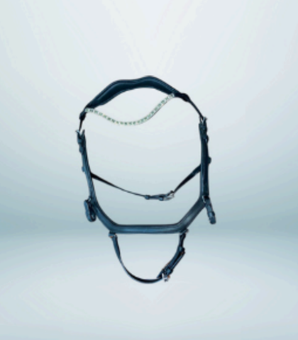 Walf Exports Micklem Leather Bridle With Leather Reins