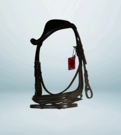Walf Exports Micklem Leather Bridle With Leather Reins