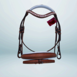 Walf Exports Brown Leather Bridle With Leather Reins