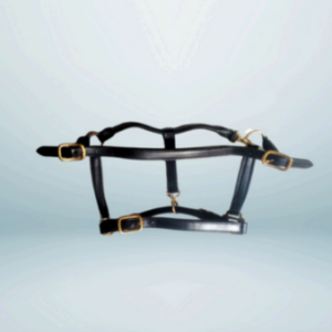Walf Exports Leather Halter With Brass Fitting