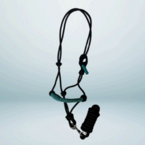 Walf Exports Beaded Rope Halter With Lead