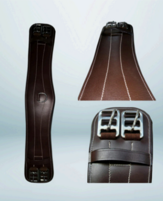 Walf Exports Leather Anatomical Girth