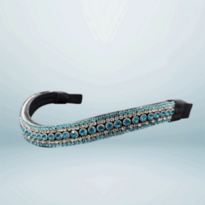 Walf Exports Browband With Embedded Crystals Design
