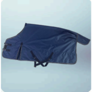 Walf Exports 600D Polyester 150G Fill Rug Navy Blue Binding