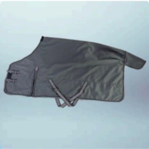 Walf Exports 1200D Polyester 100G Fill Rug Black/ White Binding