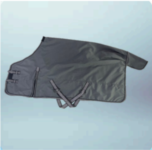 Walf Exports 1200D Polyester 100G Fill Rug Black/ White Binding