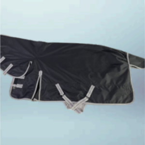 Walf Exports 1200D Polyester 150G Fill Combo Rug Grey / White Binding