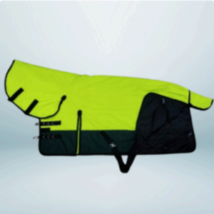 Walf Exports 1200D 200G Fill Polyester Combo Rug Florecent With Black