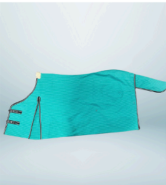 Walf Exports 17OZ Unlined Canvas Rug Green With Black