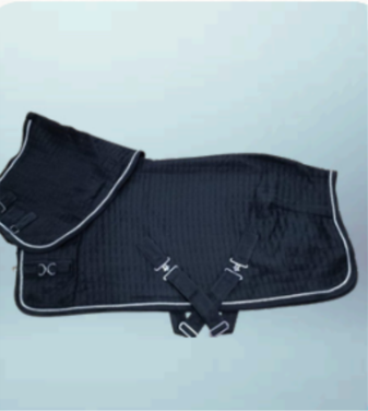 Walf Exports Thermotex Rug Black/ White Binding