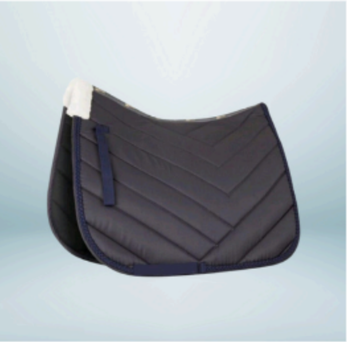 Walf Exports English All Purpose Saddle Pad With Faux Fur