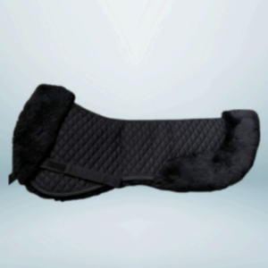 Walf Exports English Fur Half Saddle Pad With Faux Fur