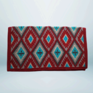 Walf Exports Western Turquoise Diamond Design Saddle Pad