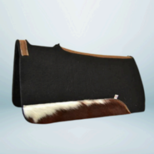 Walf Exports Western Cowhide Accent Saddle Pad