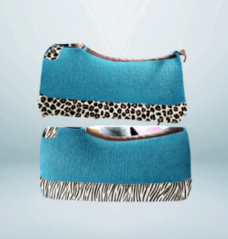 Walf Exports Western Vibrant Animal Print Saddle Pad
