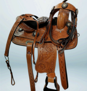 Walf Exports Leather Western Reining Saddle