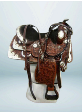 Walf Exports Leather Western Reining Saddle