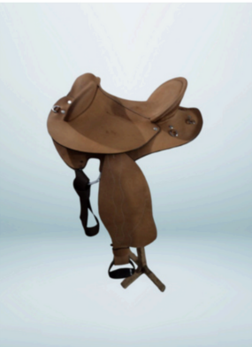 Walf Exports Leather Western Ranch Cutter Saddle